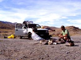 Camping in the Desert